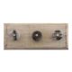 Grey Stone Flat Wooden Hooks